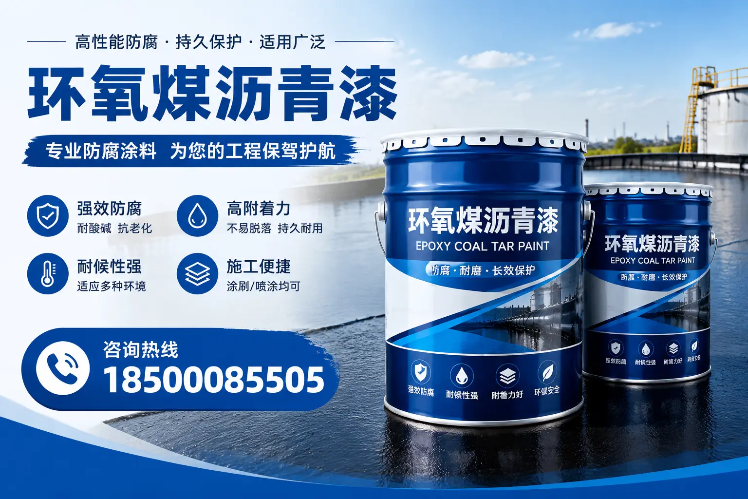 环氧煤沥青漆与其他漆类的比较，北安用户的选择依据