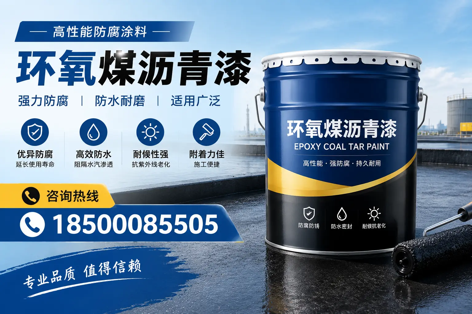 环氧煤沥青漆的主要成分与功能，北安用户深度了解